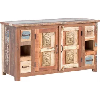 Koupelnový nábytek Dřevěná skříňka pod umyvadlo Shaman 130 cm