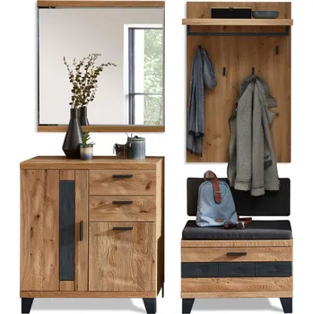 Předsíňová stěna Předsíňový set částečně masiv divoký dub Perseus III