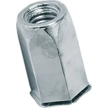 Matice Nýtovací matice s malou hlavou, mikro, tělo 6hran M8 6HR ZB (1.0-4.0)