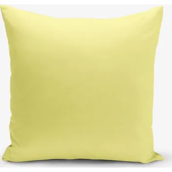 Povlak na polštářek Žlutý povlak na polštář s příměsí bavlny Minimalist Cushion Covers , 45 x 45 cm ID_1134822