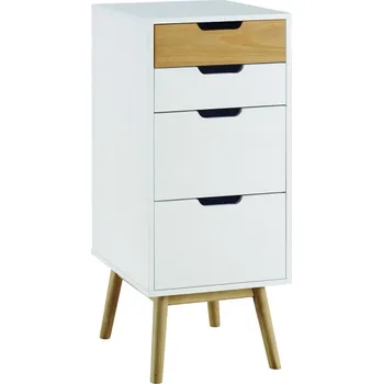 Komoda Dřevěná komoda se 4 šuplíky Van