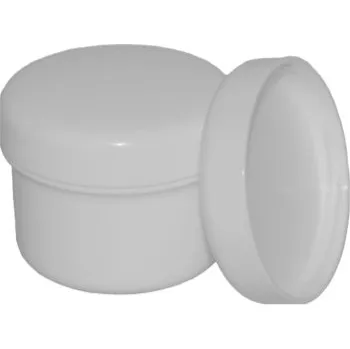 Lékovka 50ml masťovka bílá + víčko s vložkou