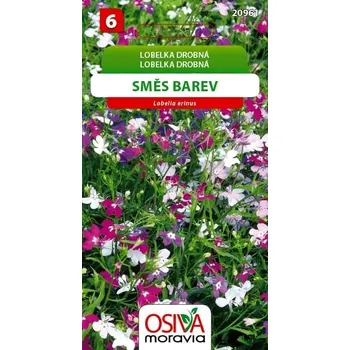 Semeno Osiva Moravia Lobelka drobná směs barev 0,2 g