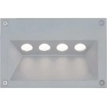 Venkovní osvětlení ACA Lighting venkovní zapuštěné svítidlo do zdi DOWN 4X1W LED IP65 HI2582