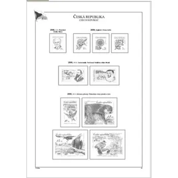 Sběratelství Albové listy POMfila ČR - ročník 2008, zákl. verze - (13), bez obalů
