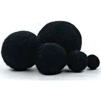 MMboutique Plstěná kulička vel.S 036-Black