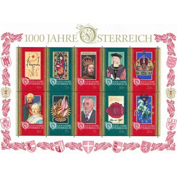 Sběratelství Rakousko - aršík - čistý - block 12