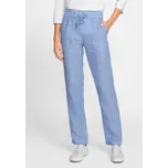 Olsen dámské lněné kalhoty 14002068 41011 Modrá 36