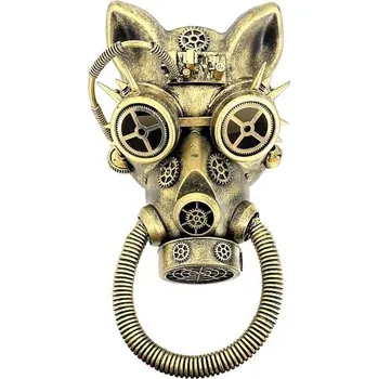 Karnevalový doplněk MOM Fun Company Maska Steampunk - Kočka s plynovou maskou