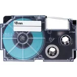 PRINTLINE kompatibilní páska s Casio XR-18WE1 18mm, 8m, černý tisk/bílý podklad