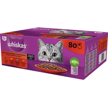 Krmivo pro kočku Whiskas kapsička Klasický výběr ve šťávě 80 x 85 g