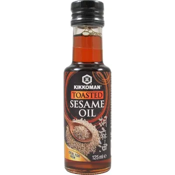 Rostlinný olej Kikkoman Sezamový olej, 125 ml