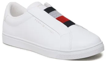 Dámské tenisky Tommy Hilfiger Elastic Slip On Sneaker FW0FW07032 bílé 36