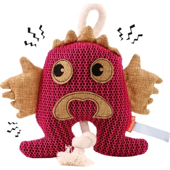 Hračka pro psa Příšera psí hračka 24.5 x 5.5 cm růžová