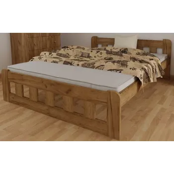 Postel Zvýšená postel Nika s matrací Vita 180 x 200 cm borovice