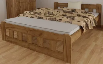 Postel Zvýšená postel Nika s matrací Vita 180 x 200 cm borovice