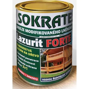 lazura SOKRATES LAZURIT FORTE slabovrstvá lazura 4kg Barva: tyrkysová
