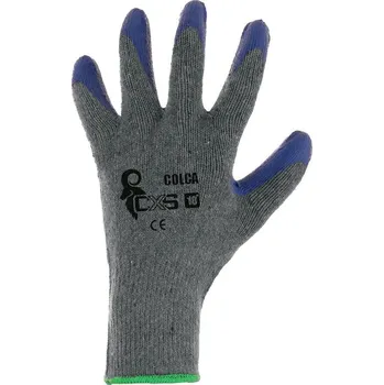 Pracovní rukavice RUKAVICE CXS COLCA, MÁČENÉ V LATEXU Velikost: 8