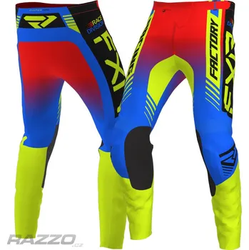 Moto kalhoty Dětské kalhoty FXR Youth Clutch Pro Pant Blue HiVis Red 2023 Kids 22