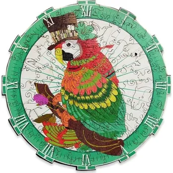 Puzzle DAALO Dřevěné zvířecí puzzle - papoušek - AKCE!