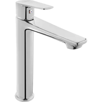 Vodovodní baterie Invena Dokos, vysoká umyvadlová baterie, chrom, INV-BU-19-W01-V