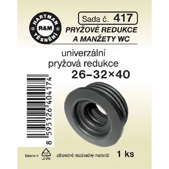 Sada těsnění, univerzální redukce, 26-32 x 40, 1 ks č. 417, HARTMAN