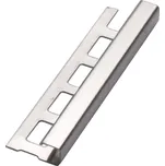 Ukončovací lišta hranatá, nerez, 10 mm, 250 cm