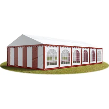 Zahradní stan Párty stan Economy 6 x 12 m | červeno-bílý