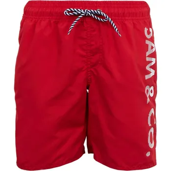 Chlapecké kraťasy Dětské šortky SAM 73 ROMAN KS 505 ČERVENÁ 128