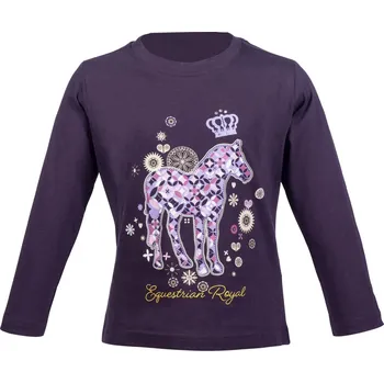 HKM Triko Lola HKM, s dlouhým rukávem, dětské, dark lilac 98-104