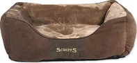 Scruffs Chester Box Bed M 60 x 50 cm čokoládový