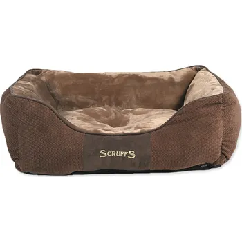 Pelíšek pro psa Scruffs Chester Box Bed M 60 x 50 cm čokoládový