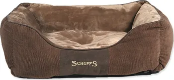Pelíšek pro psa Scruffs Chester Box Bed M 60 x 50 cm čokoládový