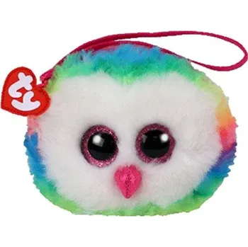 plyšák TY Kabelka plyšová do ruky očka Sova