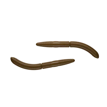 Umělá nástraha Libra Lures FATTY D'WORM - Sýr 65mm/10ks Barva: Brown 038