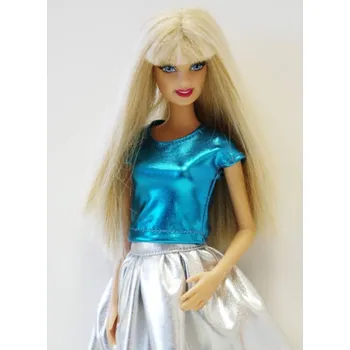 Panenka LOVEDOLLS Modré lesklé tričko