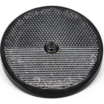 Příslušenství osvětlení automobilu odrazka 80mm, s dírou, bílá