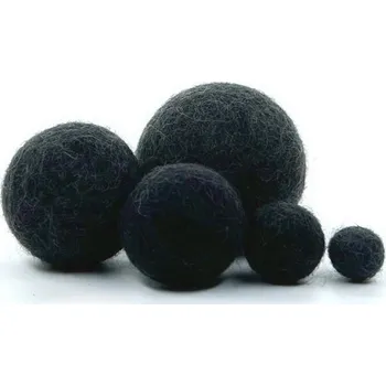 MMboutique Plstěná kulička vel.XS 037-Dark Grey