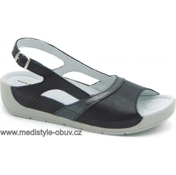 Dámská zdravotní obuv MEDISTYLE JOSEFÍNA 1J-B26 sandál ČERNÝ vel.37-43, --- - 41