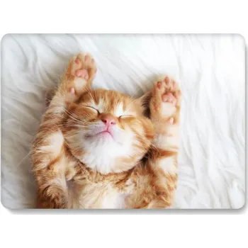 Pouzdro na mobilní telefon Plastový ochranný obal pro Apple MacBook Air 13,6" (2022, M2) - Cat