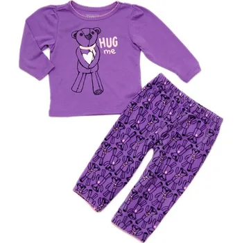 Dívčí pyžamo Dívčí fialové pyžamo s medvídkem Velikost: 104