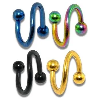 Módní doplněk Šperky4U Piercing spirála - SP01029-12103D