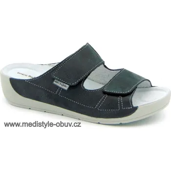 Dámská zdravotní obuv MEDISTYLE SKARLET 1S-B16 pantofel ČERNÝ vel.37-43, --- - 38