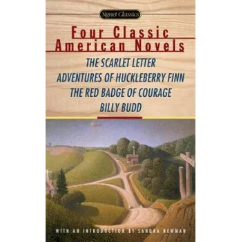 Four Classic American Novels – Nathaniel Hawthorne,Mark Twain,Stephen Crane,Herman Melville (EN)