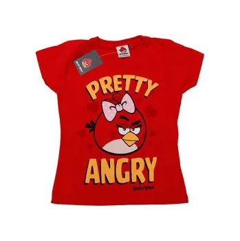 Dívčí tričko Angry Birds červené dívčí tričko Velikost: 128