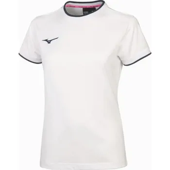 Dámské tričko Dámské tričko Mizuno Tee/White/Navy Velikost: M