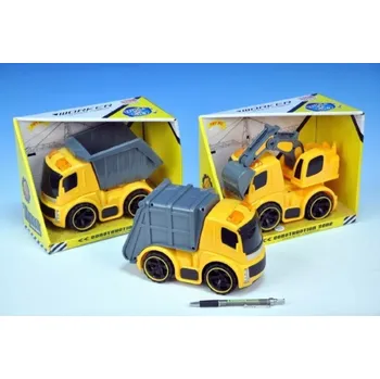 autíčko Sklápěč 22cm, světlo, zvuk