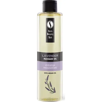 Masážní přípravek Sara Beauty Spa přírodní rostlinný masážní olej - Levandule 250 ml