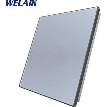 vypínač panel skleněný 0 - šedý