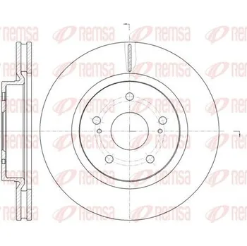 Brzdový kotouč Brzdový kotouč REMSA 61212.10